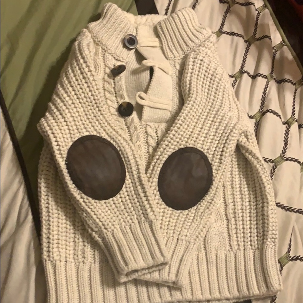 Toddler cream sweater